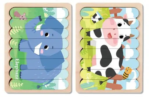 SmartyShapes  | 3 Bündel Holzpuzzle Spielzeug