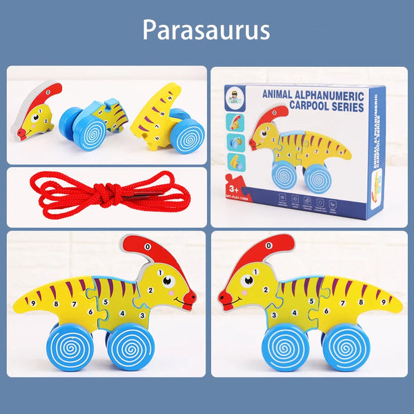 DinoRaptor | Hölzernes Wunderpuzzle