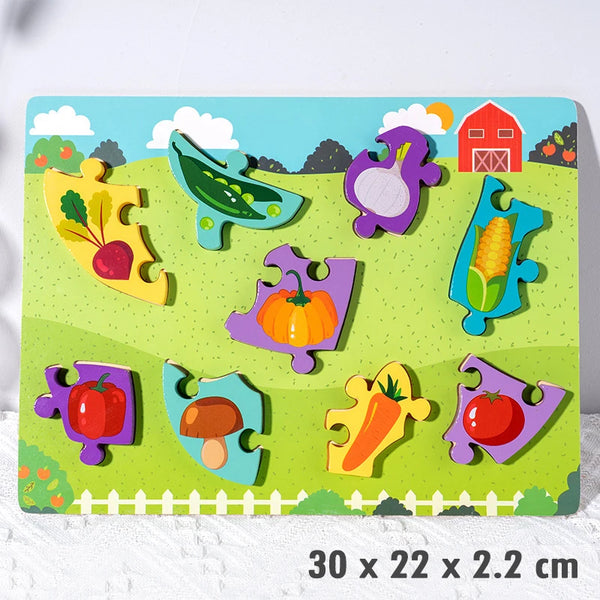 JurassicVeggie | 2 Bündel Spiel mit Holzfiguren