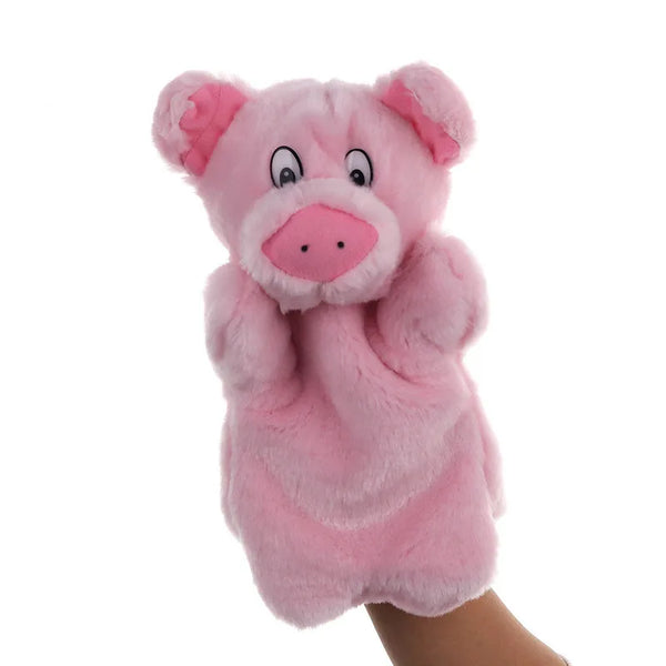 Schwein | Stofftier Handpuppe Plüschspielzeug für Kinder