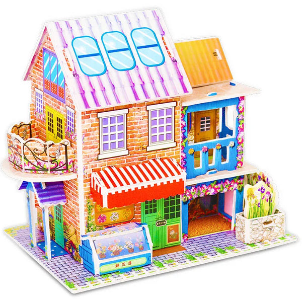 Alpenchalet | Hausbau-Lernspielzeug für Kinder
