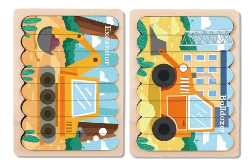 RainbowRangers | 3 Bündel Holzpuzzle Spielzeug