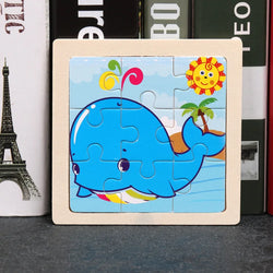OceanicQuest | 3 Bündel Cartoon Puzzle aus Holz