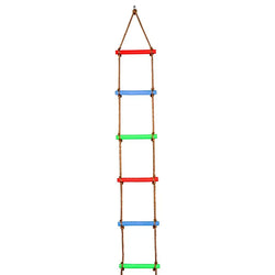 RainbowClimb | Hölzerne Strickleiter