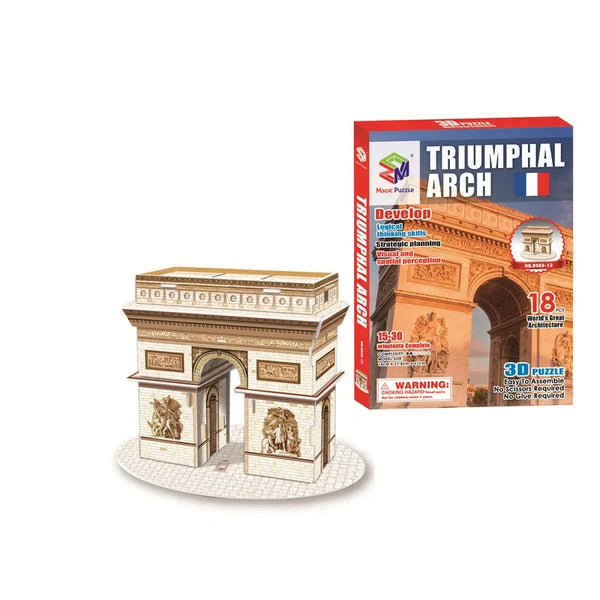 Triumphbogen | Architektur-Puzzle für Kinder