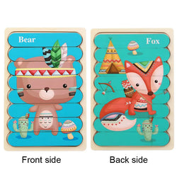 ForestDuo | Holzpuzzle für Kinder