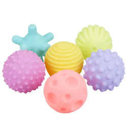 Sensorische Bälle 6 Stück | Lernspielzeuge für Babys