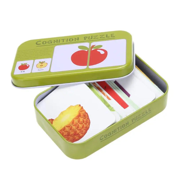 Obst | Karten Zuordnung Lernpuzzle für Kinder