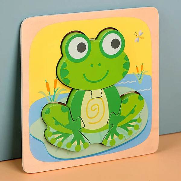 SafariTots | 3 Bündel Montessori Puzzle Spaß
