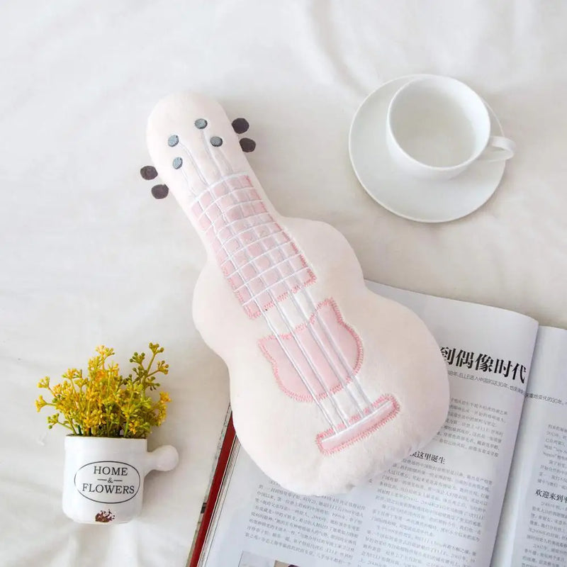 Gitarre-Plüsch-Stoffspielzeug für Kinder | Bundle aus 3