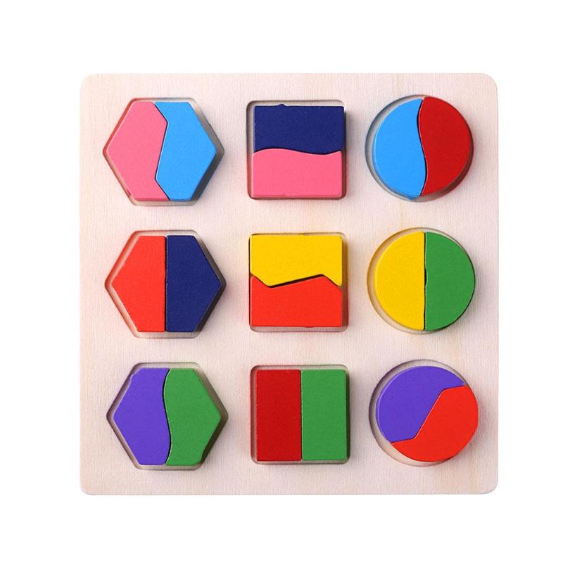 ShapeMates | 3 Bündel Hölzerne Formen Puzzle