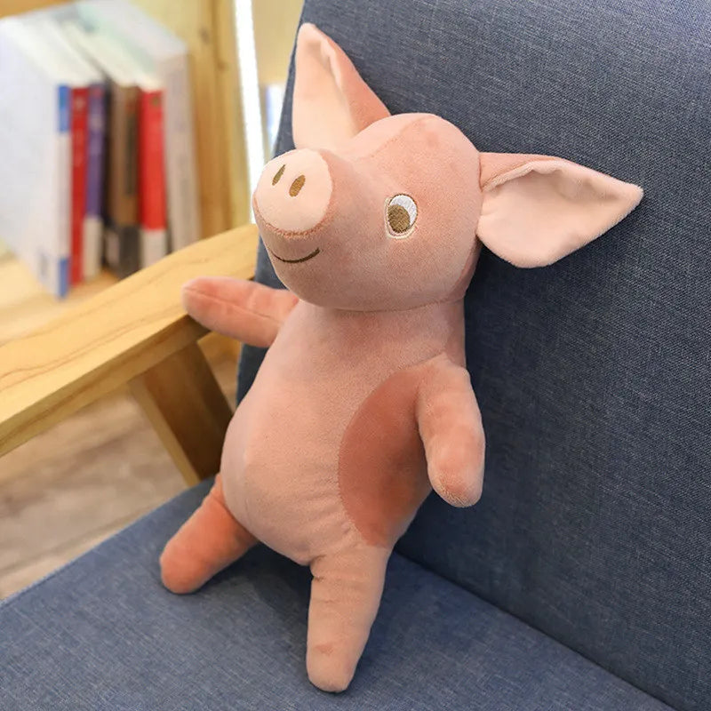 Schweine Stofftier Plüschspielzeug für Kinder | Set von 3