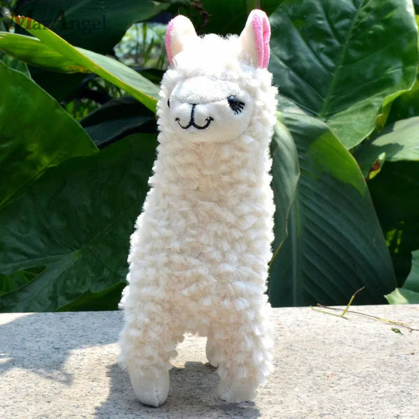 Beiges Baby-Alpaka | Kuscheltier Llama Puppe für Kinder