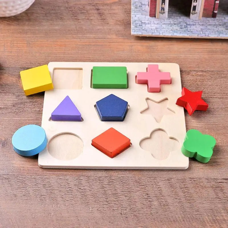 ColorFusion | Hölzerne Formen Puzzle