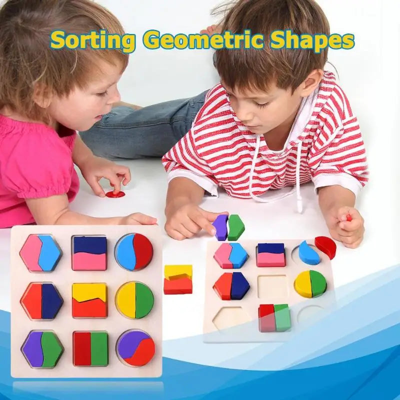 ColorFusion | Hölzerne Formen Puzzle