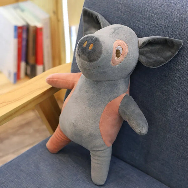 Schweine Stofftier Plüschspielzeug für Kinder | Set von 3