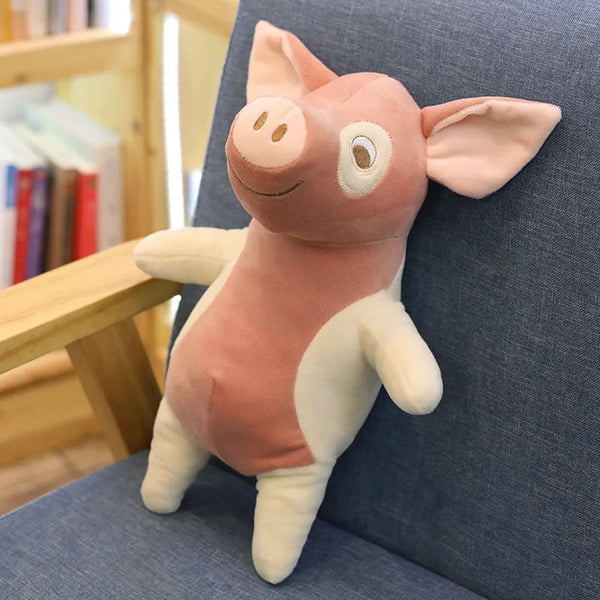Schweine Stofftier Plüschspielzeug für Kinder | Set von 3