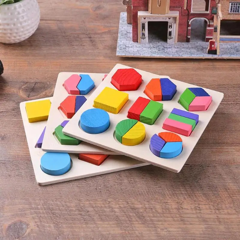 ColorFusion | Hölzerne Formen Puzzle