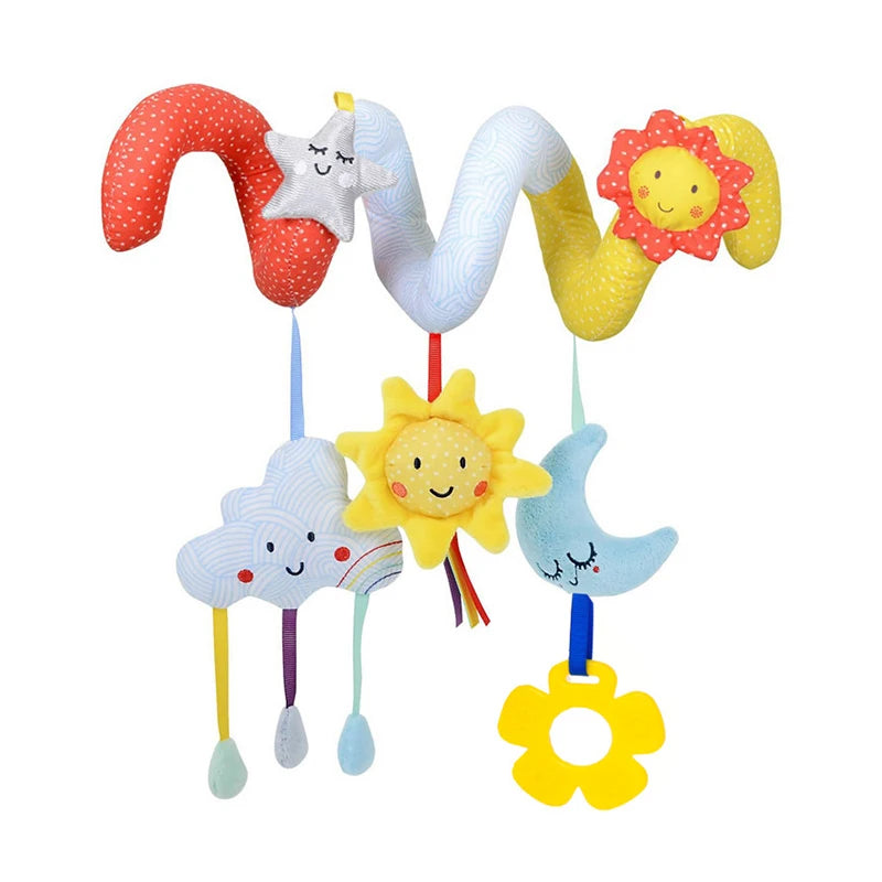 Baby-Sinnes-Plüsch-Hängespielzeug für Kinder | Set aus 3