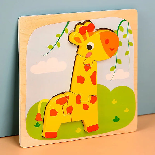 SafariTots | 3 Bündel Montessori Puzzle Spaß