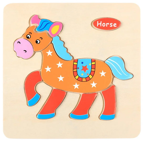 HorseyHaven | Hölzerne Puzzlespiele