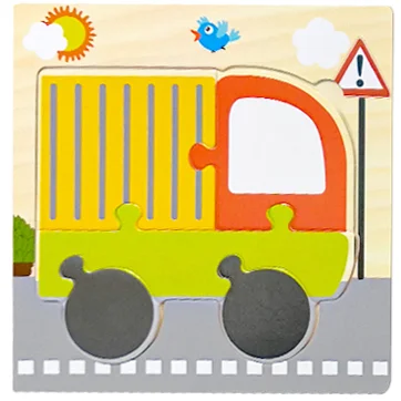 CelestialCargo | 3 Bündel 3D-Holzpuzzle Spielzeug