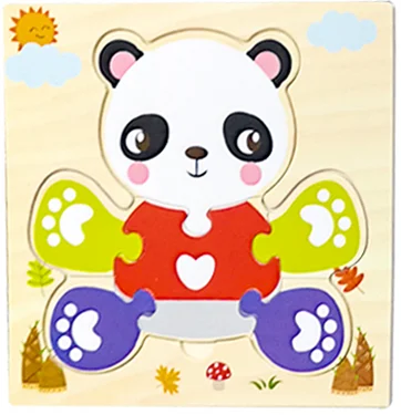 PandaPlaytime | Hölzerne Puzzlespiele