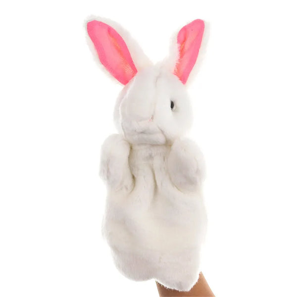 Kaninchen | Stofftier Handpuppe Plüschspielzeug für Kinder