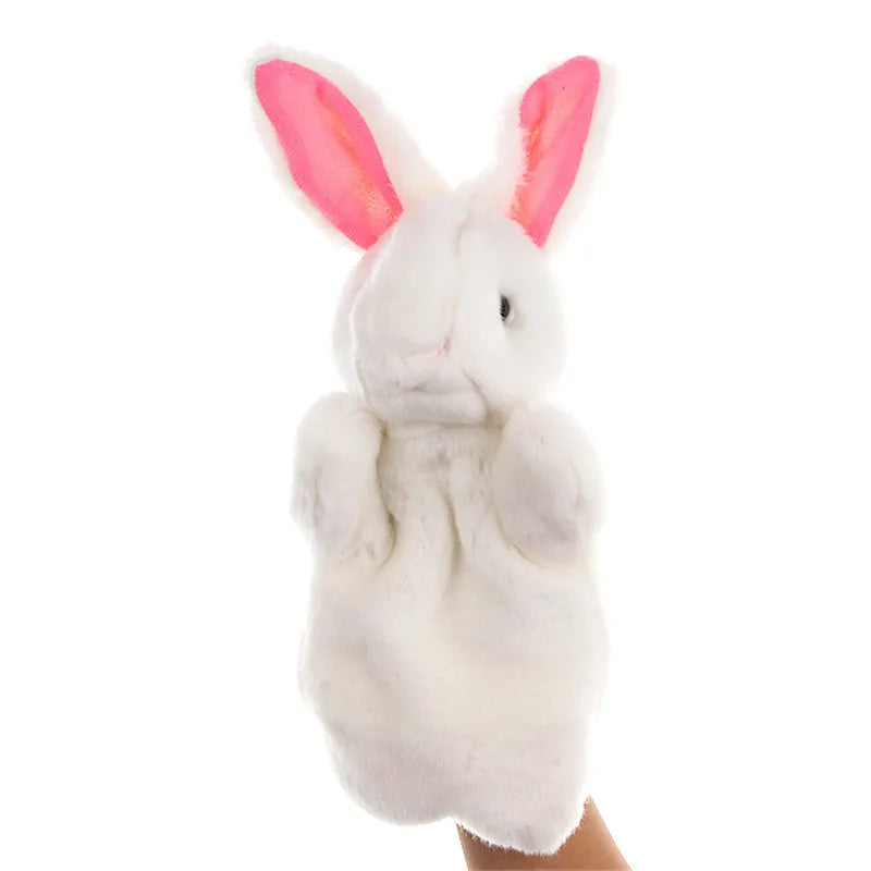Kaninchen | Stofftier Handpuppe Plüschspielzeug für Kinder