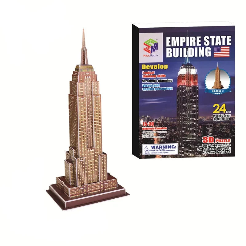 Empire State Building | Architektur-Puzzle für Kinder