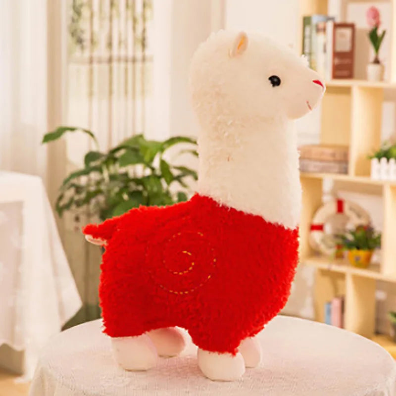 Rosa Alpaka Süßes Plüschtier für Kinder | Set von 3