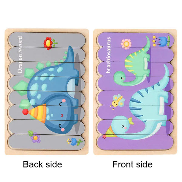 FantasyForest | 3 Bündel Holzpuzzle für Kinder
