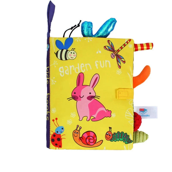Kaninchen | Lehrreiches Weiches Tier-Babyrassel-Spielzeug