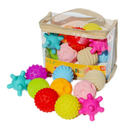 Sensorische Bälle 10 Stück | Lernspielzeuge für Babys