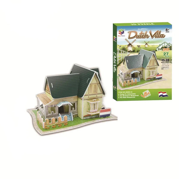 Holländische Villa | Architektur-Puzzle für Kinder