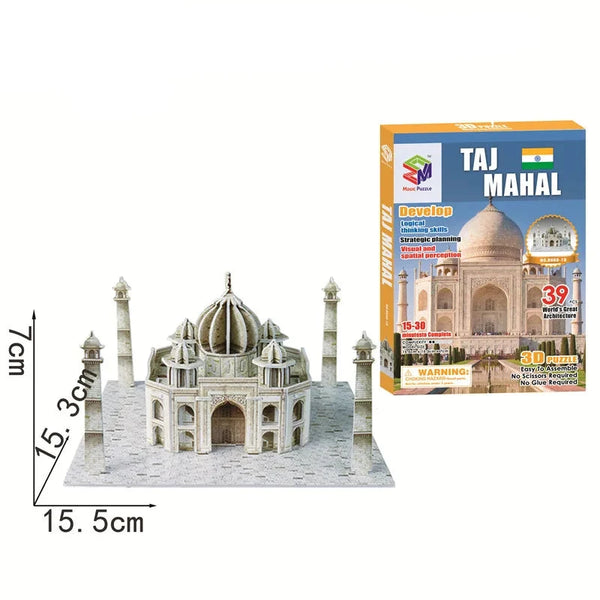 Taj Mahal | Architektur-Puzzle für Kinder
