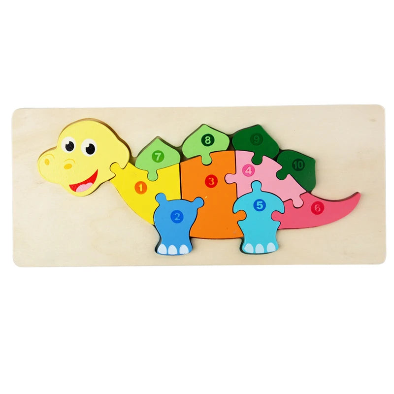 MegaDino | Intelligenz Holzpuzzle