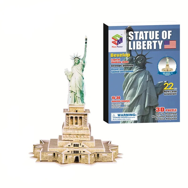 Freiheitsstatue | Architektur-Puzzle für Kinder