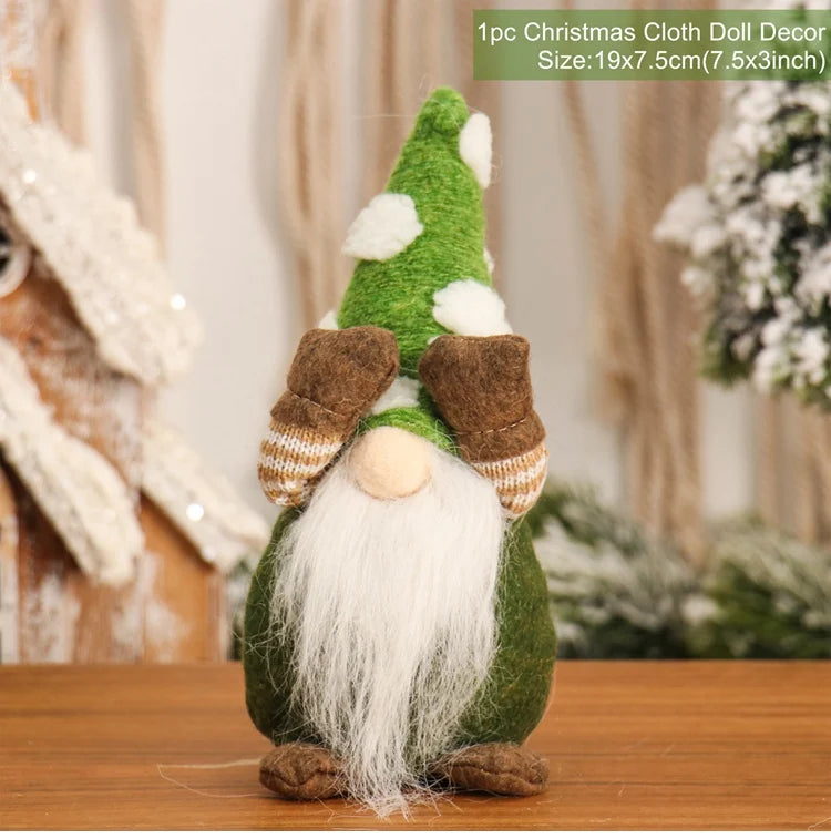 Fröhliche Weihnachtsdoll für Kinder | Set aus 3