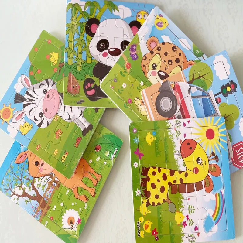 JuniorJigsaw | Hölzerne Lernpuzzles