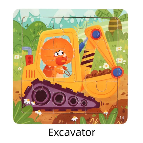 Excavator | Abenteuerliche Holzpuzzles