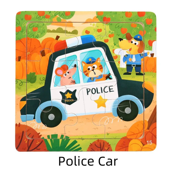 PoliceCat | Abenteuerliche Holzpuzzles