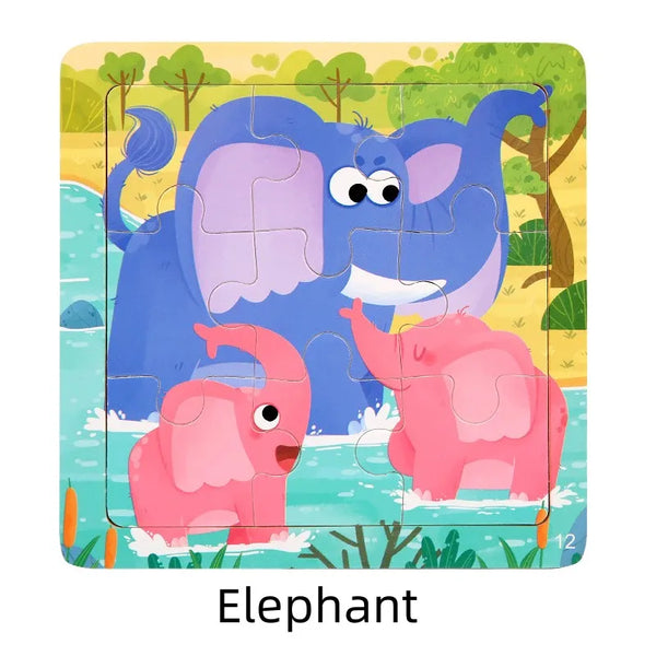 LovingElephant | Abenteuerliche Holzpuzzles