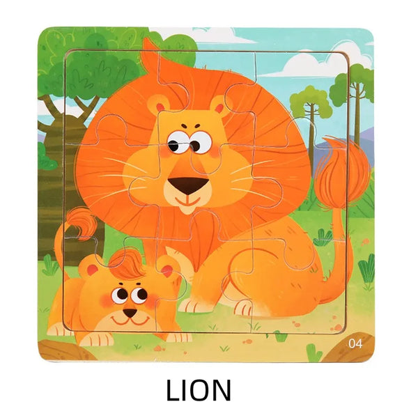 King of Jungle | Abenteuerliche Holzpuzzles