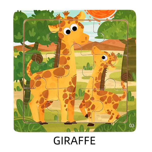 Giraffe | Abenteuerliche Holzpuzzles
