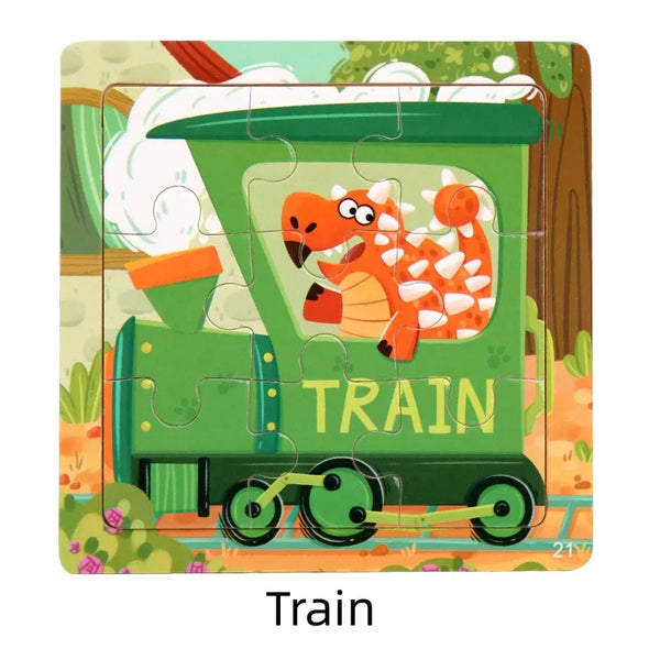 DinoTrain | Abenteuerliche Holzpuzzles
