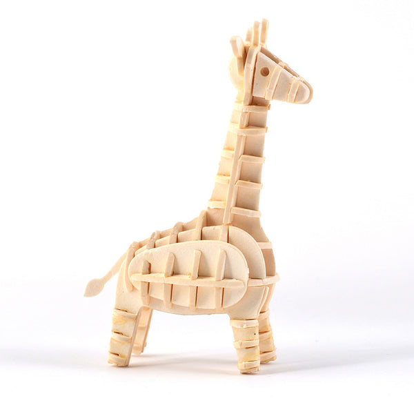 Savanna | 3 Bündel 3d Holzpuzzle Tiere