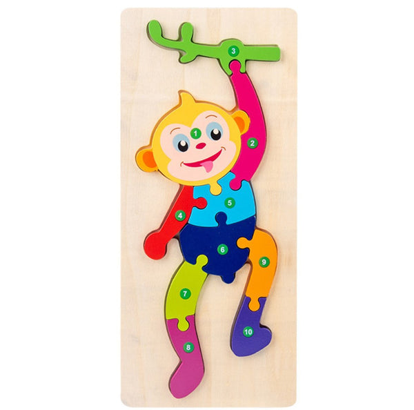 Monkey | 3D-Holzpuzzle