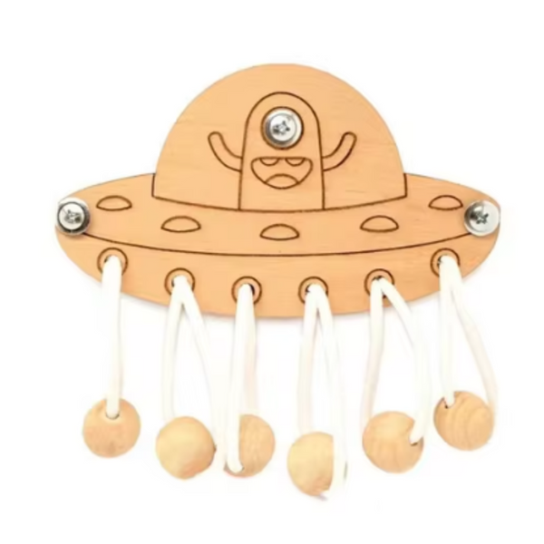 FlyingSaucerFun | Montessori-Wagen-Spaß aus Holz