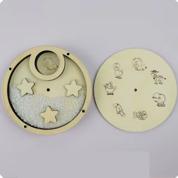 StellarCircles | Montessori-Wagen-Spaß aus Holz